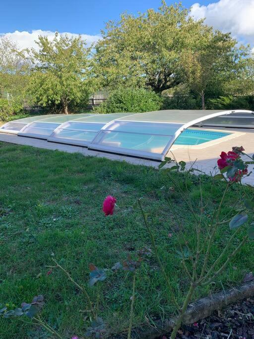 Gite 3 Etoiles Les Gourlines Avec Balneo, Veranda, Piscine Et Garage Avermes ภายนอก รูปภาพ